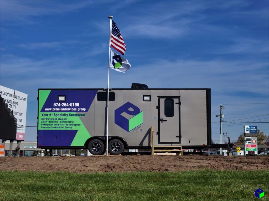 Premium Services Trailer & Logo